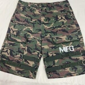 Marithe Francois Girbaud Camouflage Patterned Shorts Size 42